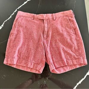 Mens J Crew Shorts - Red - 32